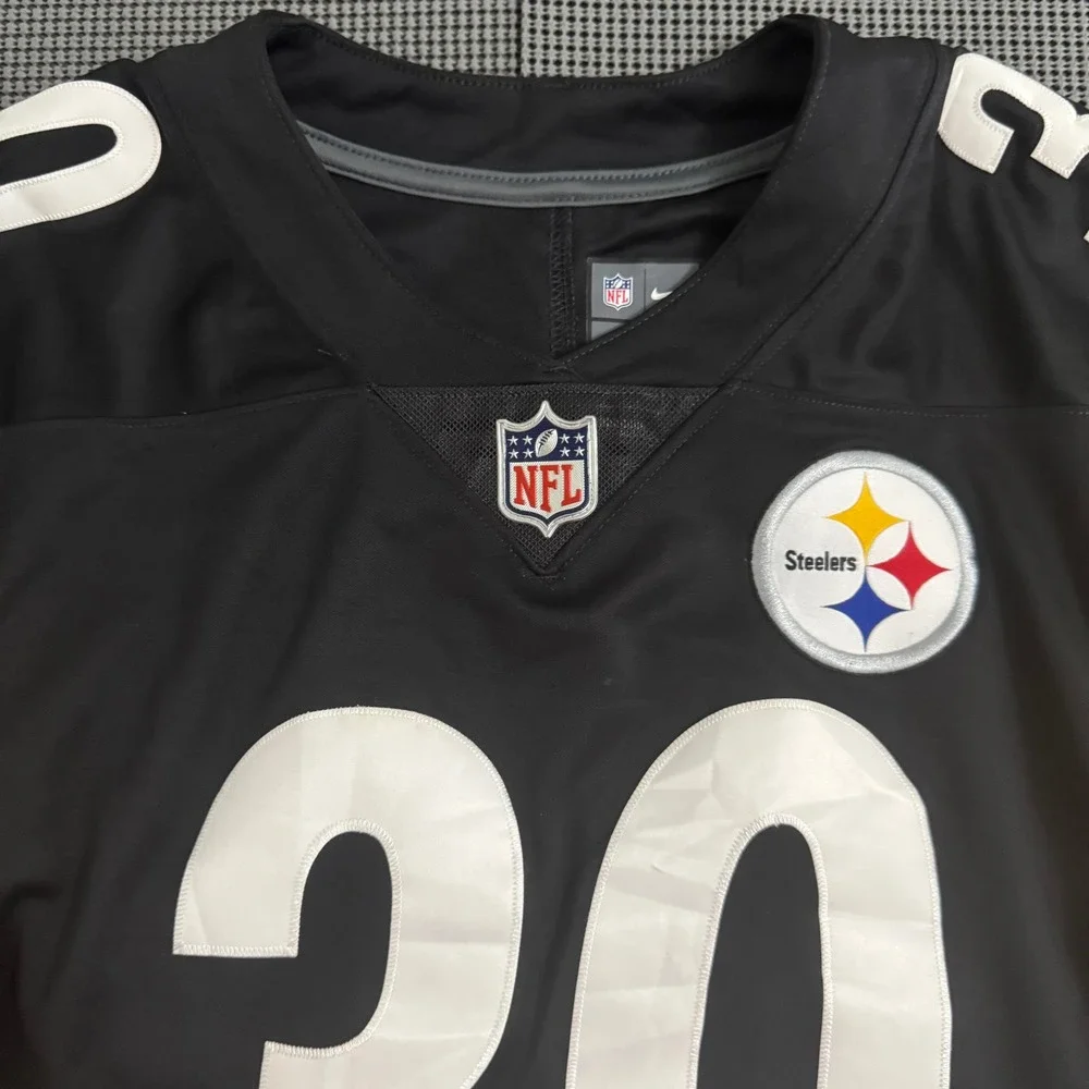 Nike Pittsburgh Steelers James Conner 30 Jersey Mens Small Black NFL Dri-FIT
